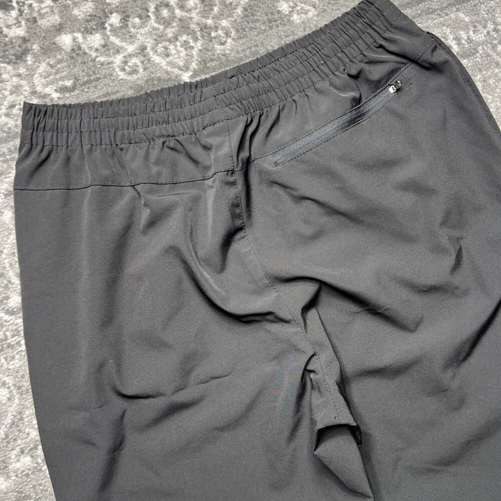 New Balance Track Pants Men's Large Black Reflective Lightweight Zip Ankle - Picture 9 of 9